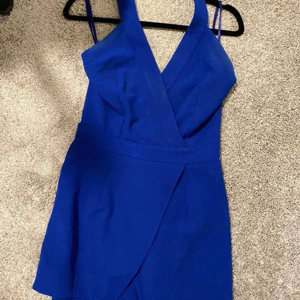 Royal Blue Romper (skort)